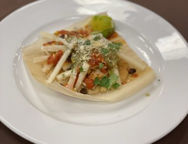 2022 Silver - Deconstructed Vegetarian Tamale with Tomato Frito and Tamtillo Salsa