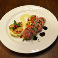 2019 Silver - Duck Breast Roulade filled with Figs